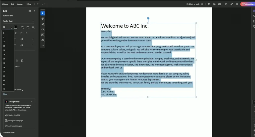 Adobe Acrobat Pro Edit PDF